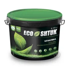 Шпаклівка вапняна Полімін EcoShtuk MULTI-FINISH фінішна готова 16 кг