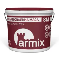 Шпаклівка мокра фiнiшна гiпсово-акрилова Armix sm, 17кг 