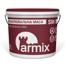 Шпаклівка мокра фiнiшна гiпсово-акрилова Armix sm, 17кг 