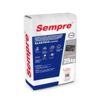 Клей еластичний/крупний формат для плитки Sempre Elastico C2TES1 25 кг сірий