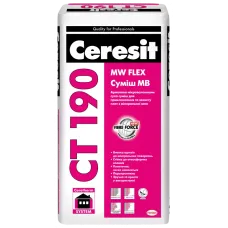 Суміш для приклеювання та армування CERESIT CT 190  25 кг