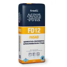 Шпаклівка цементно-полімерна Sniezka ACRYL-PUTZ FD12 Fasad 20 кг
