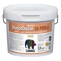 Декоративна шпаклювальна маса Capadecor Stucco Di Perla Gold (золот.) 2,5 л