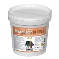Декоративна шпаклювальна маса Capadecor Stucco Di Perla Gold (золот.) 1,25 л
