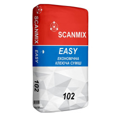 Клей для плитки/керамогранита Scanmix EASY 102 25 кг