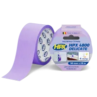 Малярська стрічка (скотч) HPX 4800 50 мм*25 м для делікатних поверхонь та чітких контурів (SR5025)