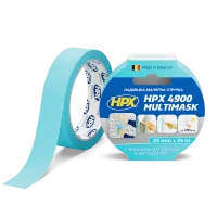  Надміцна малярська стрічка HPX 4900 MULTIMASK 25 мм*25 м з УФ-захистом (EW2525)