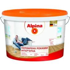 Фарба Alpina "Перевірена роками інтер'єрна латексна" біла 3,5 кг 