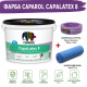 Інтер'єрна шовковисто - матова високоякісна латексна фарба Caparol CapaLatex 8 B1 білий 10 л + малярна стрічка BEOROL 33 м + валик Beorol 25 см