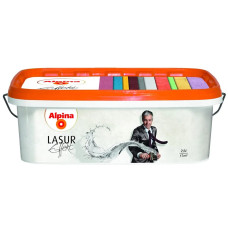 Декоративна лазур Alpina Effekt Lasur Silber з ефектом срібла 2,5 л
