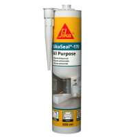 Силіконовий герметик Sika SikaSeal®-170 для загального та санітарного застосування білий 300 мл 