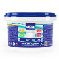 Емаль для радіаторів SMILE Premium SF-18, акрилова білий 2,3 кг