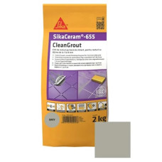 Затирка цементна для швів Sika Sikaceram-655 grey сірий 2 кг