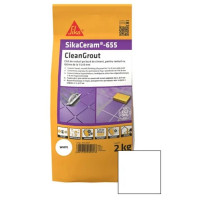 Затирка цементна для швів Sika Sikaceram-655 white білий 2 кг
