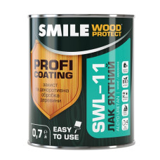 Лак яхтний SMILE Wood Protect SWL-11, Elite глянсовий 0,7 л