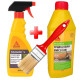 Комплект для очищення висолів від забруднень Sika Sikagard-S 1 л + Sikagard-S 500 мл + пензель Beorol Universal 30*15 мм