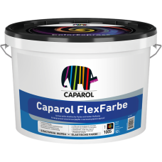Універсальна гумова атмосферостійка фарба Caparol FlexFarbe В3 мат 9,4 л безбарвна