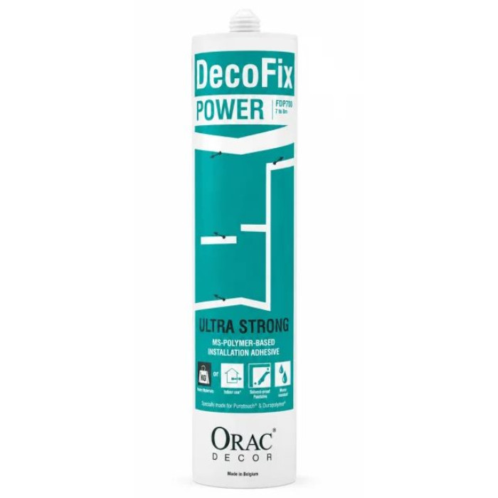 Клей монтажний вологостійкий Orac Decor DecoFix Power FDP700 (290 мл)