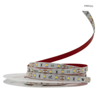 Світлодіодна LED стрічка PROLUM™ 12V SMD 2835, 60 LED/м, IP20, серія SG, холодне біле світло 6500K