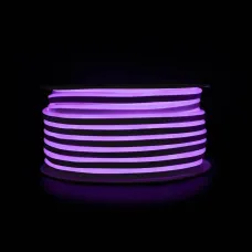 Світлодіодний неон PROLUM™ 8x16, IP68, 220V, Series "GL", Фіолетовий, PRO
