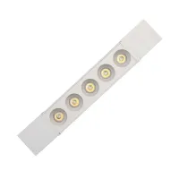 Трековий світильник PROLUM™ Поворотний; M27; 10W; 220V; Білий SERIES "GF"; Білий 4000К