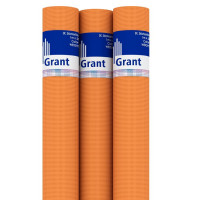 Сітка фасадна GRANT Lux 160 г/м2 помаранчевий РУЛОН 50 м2