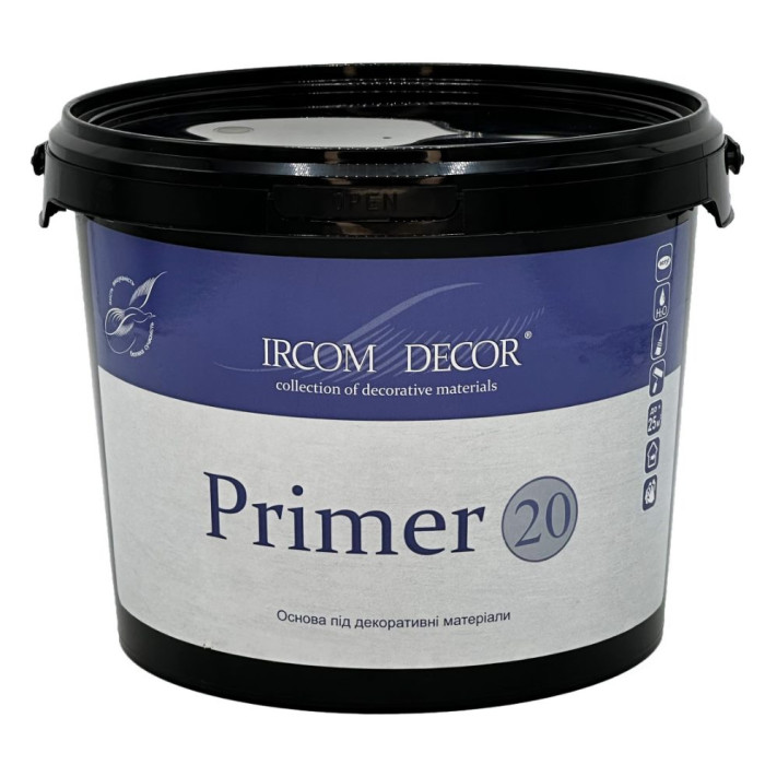Грунтовка адгезійна для декоративних матеріалів IRCOM DECOR Primer 20 0.8 л