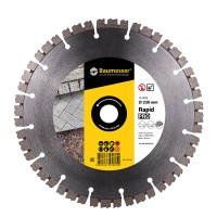Круг алмазний вiдрiзний 230*2.4/1.5*10*22.23.-16 HIT Baumesser Rapid Pro