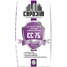 Гіпсова штукатурка Єврозіт ЄС-75 Premium 30 кг