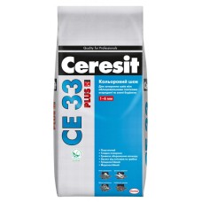 Затирка для швів Ceresit CE 33 Plus 116 антрацит 2 кг
