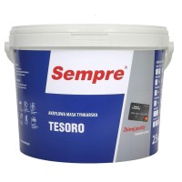 Штукатурка декоративна акрилова "короїд" Sempre Tesoro (зерно 2 мм) 25 кг