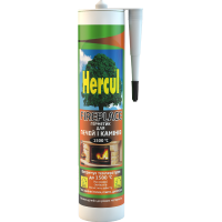 Герметик для печей і камінів 1500°C Hercul FIREPLACE 280 мл чорний 