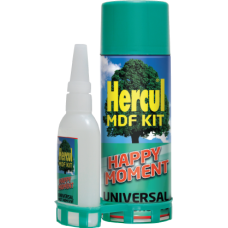 Суперклей гель з активатором HERCUL HAPPY MOMENT 25 г/100 мл