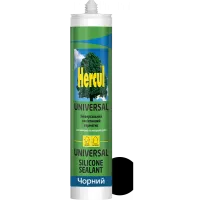 Силіконовий герметик HERCUL UNIVERSAL 280 мл чорний