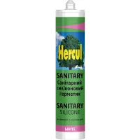Санітарний силіконовий герметик HERCUL SANITARY прозорий 280 мл