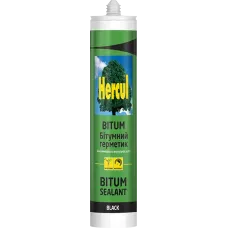 Бітумний герметик HERCUL Bitum чорний 280мл 