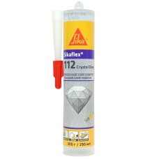 Прозорий клей-герметик Sika flex-112 Crystal Clear 300 мл