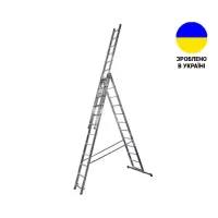 Алюмінієва трьохсекційна драбина TRIOMAX VIRASTAR 3x12 сходинок