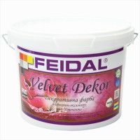 Декоративна фарба з ефектом оксамиту Feidal VelvetDekor 2,5 л