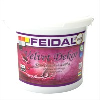 Декоративна фарба з ефектом оксамиту Feidal VelvetDekor 5 л