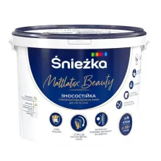 Фарба інтер'єрна латексна SNIEZKA Mattlatex Brilliant зносостійка  10 л/13,7 кг 