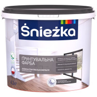 Ґрунтувальна фарба латексна водоемульсійна Sniezka 4,2 кг/3 л білий