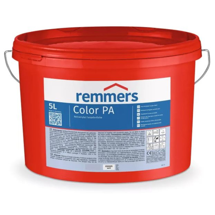 Високоякісна фасадна фарба Remmers COLOR PA база С/BETONACRYL на основі чистого акрилату 4,6 л 