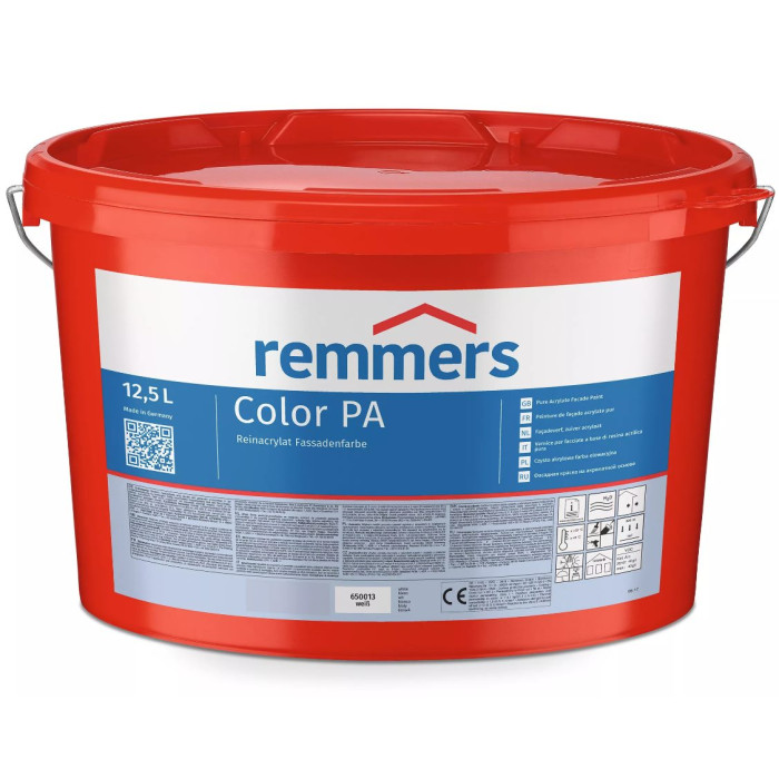 Високоякісна фасадна фарба Remmers COLOR PA база A/BETONACRYL на основі чистого акрилату 12,25 л 