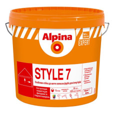 Фарба інтер'єрна латексна Alpina Expert Style 7 База 1 біла 10 л/13.8 кг