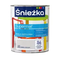 Фарба Sniezka Supermal акрилова світло-сірий, напівгл. А302 800 мл