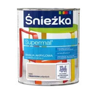 Фарба Sniezka Supermal акрилова капучіно, напівгл. А303 800 мл