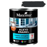 Емаль алкідна високоякісна Maxima чорна матова 2.3кг