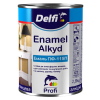 Емаль алкідна DELFI ПФ-115П червоно-коричневий  2,8 кг