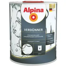  Розчинник для лакофарбових матеріалів Alpina Verdunner  0,75 л